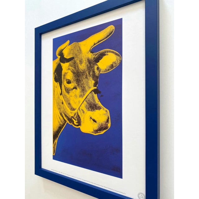 Andy Warhol Estate Vintage 1989 Framed Pop Art Lithograph