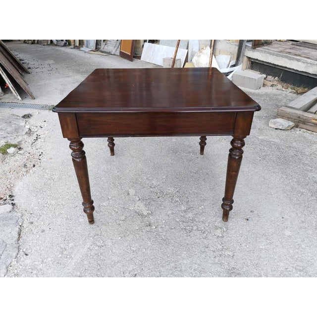Extendable England Table, 1890s For Sale - Image 3 of 18