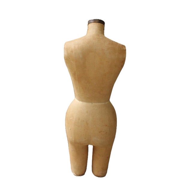 1953 signed Bauman dress form made in New York. We love the patinated brass embellishments. Signed / Stamped / Hallmarked:...