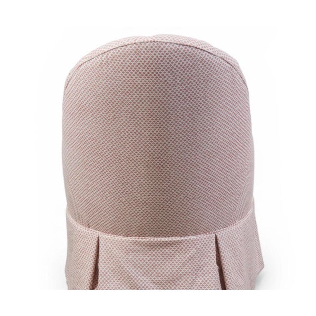 Rose Tarlow Fully Upholstered Tufted Langley Lounge Chair. One of two available.