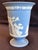 Neoclassical Mid 20th Century Wedgwood Portland Blue Jasperware Vase With Classical Relief, England For Sale - Image 3 of 13