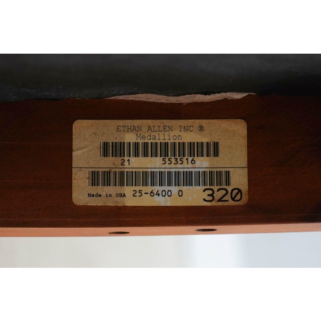 Set of 4 Ethan Allen Medallion Cherry Dining Chairs For Sale - Image 18 of 18