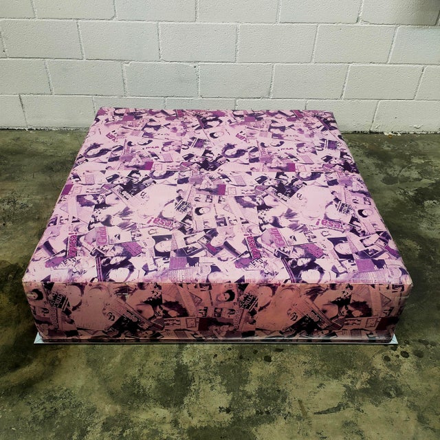 Vintage Heart Leather Sofa, 1990 For Sale - Image 6 of 6