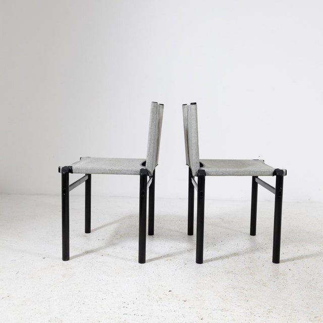 Master Chairs by Afra Scarpa & Tobia Scarpa for Molteni, 1970s, Set of 6 For Sale - Image 4 of 11