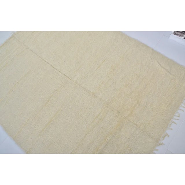 Vintage Handmade Tülü Rug For Sale - Image 4 of 10