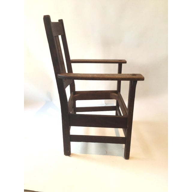 1920s 1920s J.M. Young & Sons Arts And Crafts Armchair For Sale - Image 5 of 9