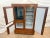 Antique Ice Box Three Storage Cabinets, Oak, Brass Latches Three Racks 32" Wide For Sale - Image 4 of 9