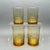 Vintage Mid-Century Modern Libbey “Malibu Gold” Amber Juice Glasses - Set of 4 For Sale In New York - Image 6 of 9