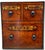 Authentic Antique Mahogany Apothecary Shop Medicinal Drawer Front Now for Wall Decoration - Very Early 19th Century For Sale - Image 13 of 18
