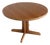 Vintage Danish Round Extendable Dining Table, 1960s For Sale