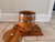 Brown Vintage Towle Silversmiths Wooden Ice Bucket/ Wine Chiller Barrel and Tray For Sale - Image 8 of 12