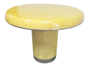 Lorin Marsh Lacquered Goatskin Center Table