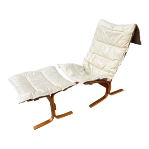 Mid 20th Century Mid Century Teak Ingmar Relling Siesta Lounge Chair and Ottoman for Westnofa