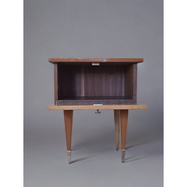 Mid-Century Modern French Nightstand, 1950s, in Very Good conditions. Designed 1950 to 1959