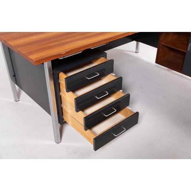 Executive Desk by Herbert Hirche for Holzäpfel, 1950s For Sale - Image 3 of 13