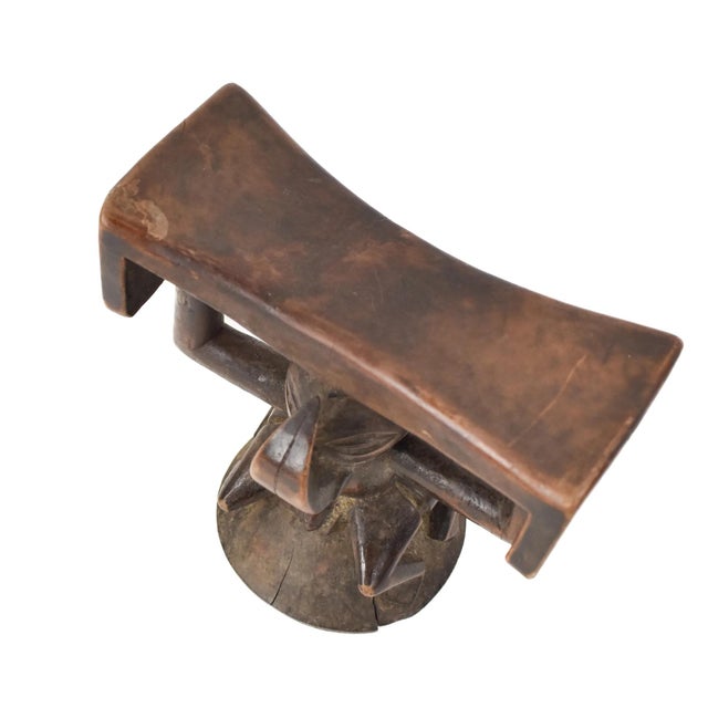 Wood Early 20th Century Yaka Headrest For Sale - Image 7 of 7