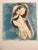 Jean Fautrier, Nu Fond Bleu Lithograph, Nude, 1955, Lithograph For Sale
