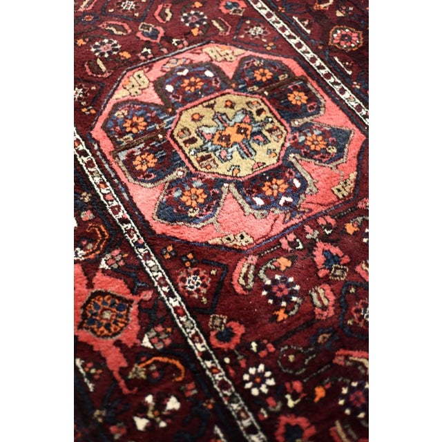 Vintage Hand-Woven Hamadan Rug, 1960s For Sale - Image 4 of 16