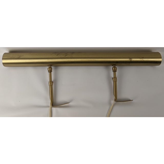Traditional Vintage House of Troy 24" Adjustable Gallery Picture Light – Gold/Brass-Tone Finish For Sale - Image 3 of 9