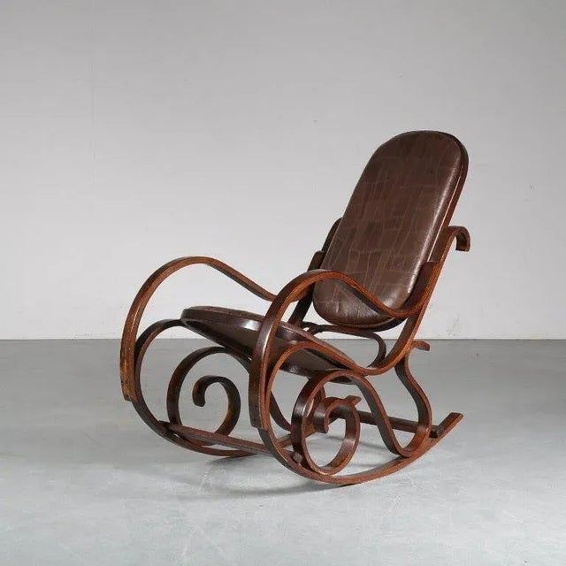 Rocking Chair by Luigi Crassevig, 1970s For Sale - Image 12 of 12