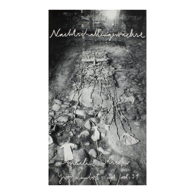1991 Anselm Kiefer Nachtschattengewächse Exhibition Poster For Sale