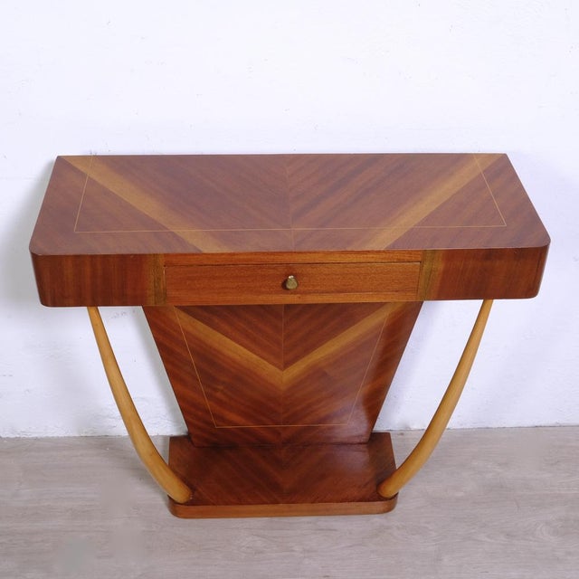 Console Table in the style of Paolo Buffa, 1950s For Sale - Image 6 of 18