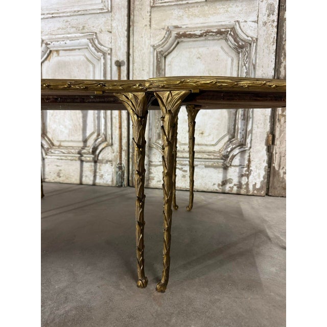French Bronze Coffee Table from Maison Bagues, 1950s For Sale - Image 6 of 17