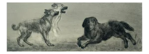 Pawel Zablocki, Tofcia and Turbo, Etching on Paper, 2024