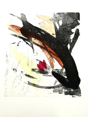 Jean Miotte, Abstract Composition, Etching, 1998