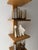 Mid Century Solid Oak Asymmetrical Wall Rack For Sale - Image 4 of 10