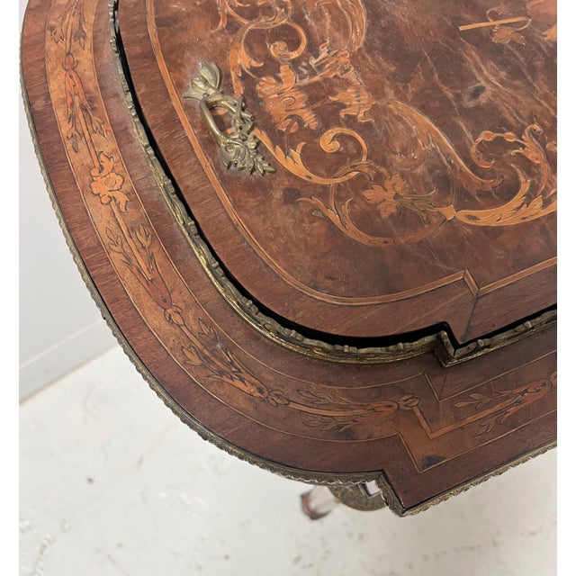 19th Century Napoleon III Style Planter in Veneered Wood For Sale - Image 14 of 18