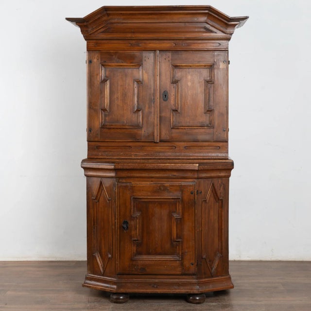 Farmhouse 19th Century Swedish Pine Cabinet Cupboard For Sale - Image 3 of 13