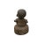 Stone Oriental Gray Stone Little Lohon Monk Playing Zither Statue For Sale - Image 7 of 8
