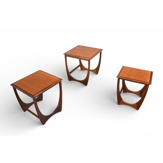 Mid 20th Century Attributed to G Plan Astro Nesting Tables in Teak For Sale In San Francisco - Image 6 of 6