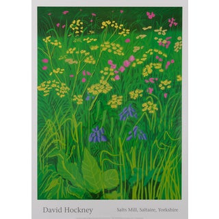 Fields of Flowers Poster after David Hockney For Sale