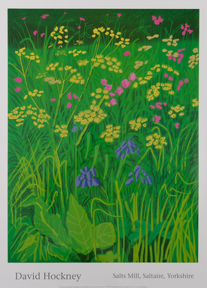 Fields of Flowers Poster after David Hockney