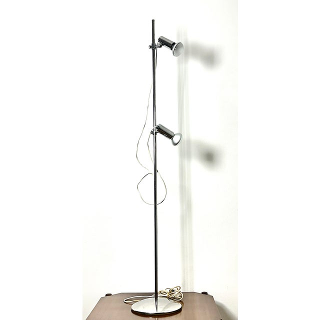 Vintage 2-Light Floor Lamp by Goffredo Reggiani for Reggiani, Italy, 1970s For Sale - Image 12 of 12
