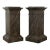 Reproduction Faux Marble Pedestals - a Pair For Sale