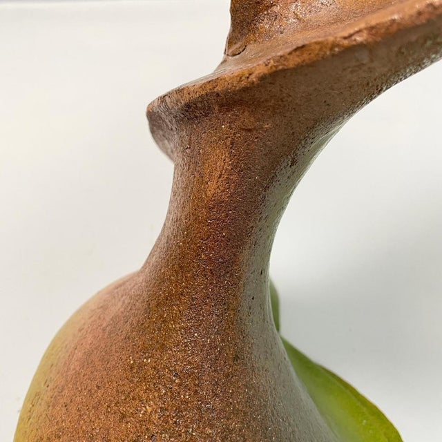 Italian Modern Abstract Organic Sculpture in Terracotta, 1970s For Sale - Image 11 of 18