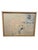 Large original abstract mixed media painting on canvas by Jack Craig Compton, dated 1991. This expressive work features a...