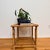 Vintage Burnt Bamboo, Rattan & Smoked Glass Coastal Modern Side Tables — A Pair For Sale - Image 4 of 7
