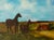 Late 20th Century Folk Art Watercolor of Horses in a Landscape Signed “Lfg” For Sale In Seattle - Image 6 of 7