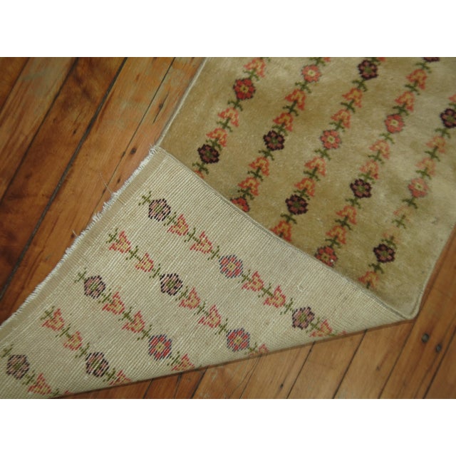 Contemporary Vintage Turkish Konya Runner - 1'4" x 4'6" For Sale - Image 3 of 6