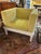 Pair of Mid Century Modern Green Chartreuse Club Chairs in Velvet For Sale - Image 9 of 10