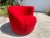 1990s Vladimir Kagan Style “Nautilus” Swivel Chair For Sale - Image 5 of 13