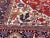 Antique Persian Serapi Carpet Handmade Wool Oriental Rug, Red, Ivory, Light Blue For Sale - Image 13 of 18