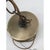 Metal Mid 20th Century Vintage Brass Octagon Glass Light Fixture For Sale - Image 7 of 12