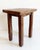 Spanish Colonial Rustic Oak Stool For Sale - Image 11 of 18