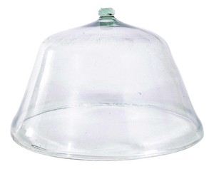 Antique French Mouth Blown Glass Cloche, 1800s