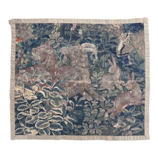 17th-Century Tapestry With Animals For Sale